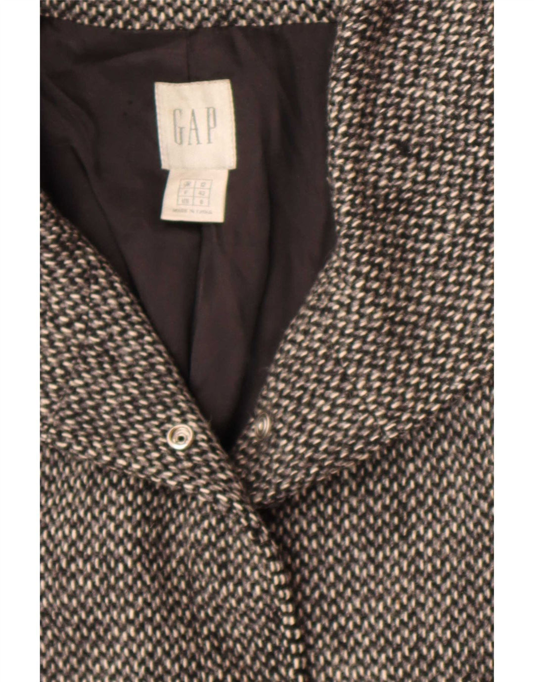 Gap Womens Military Jacket UK 12 Medium Black