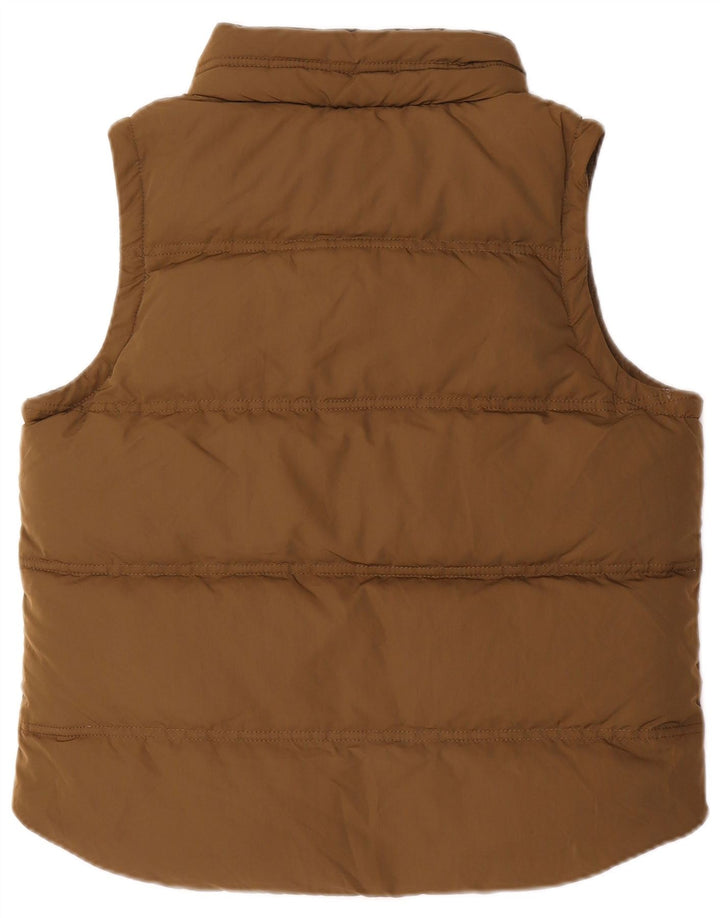 PEPE Jeans Womens Padded Gilet UK 16 Large Khaki Polyester