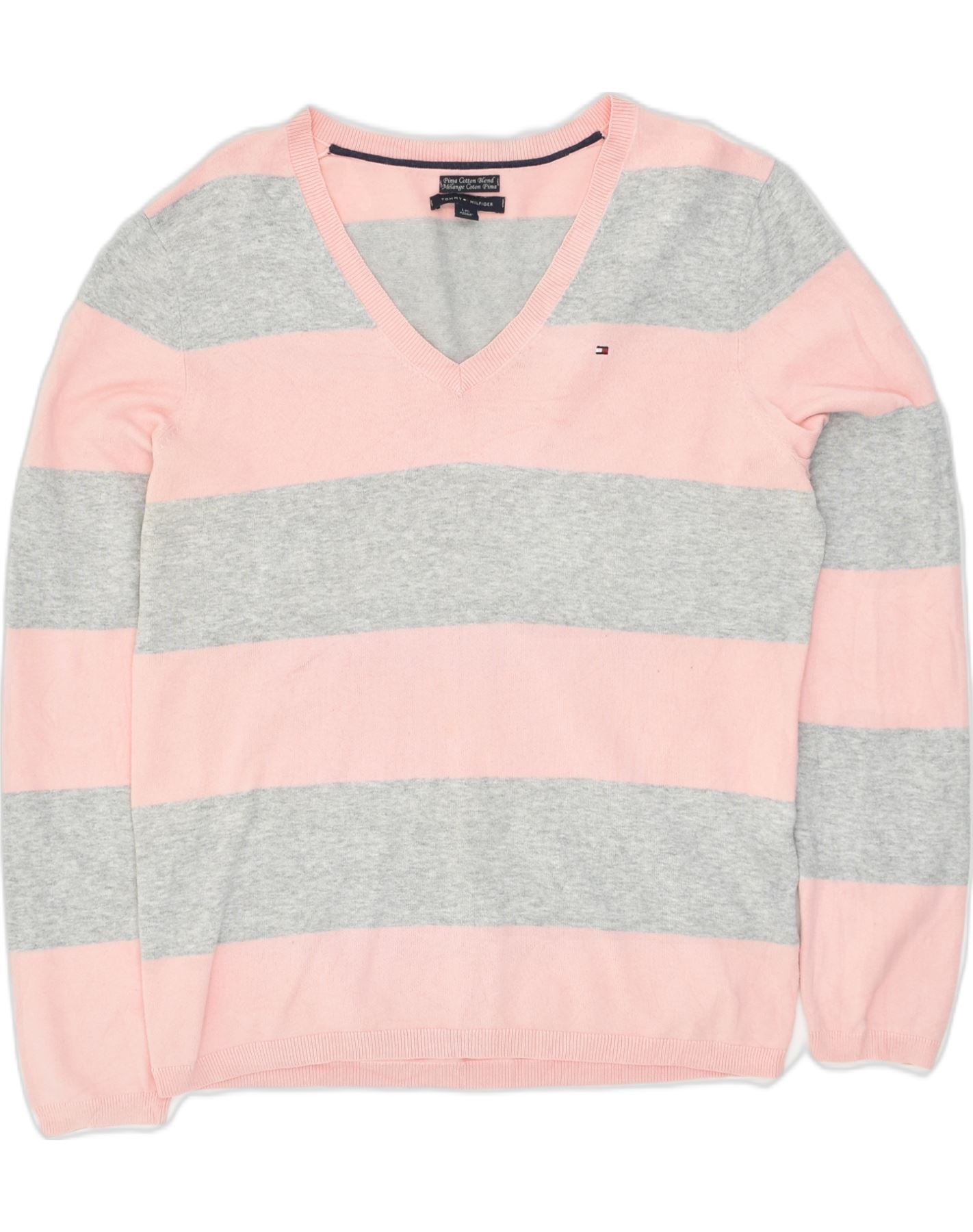 Pink tommy 2025 hilfiger jumper