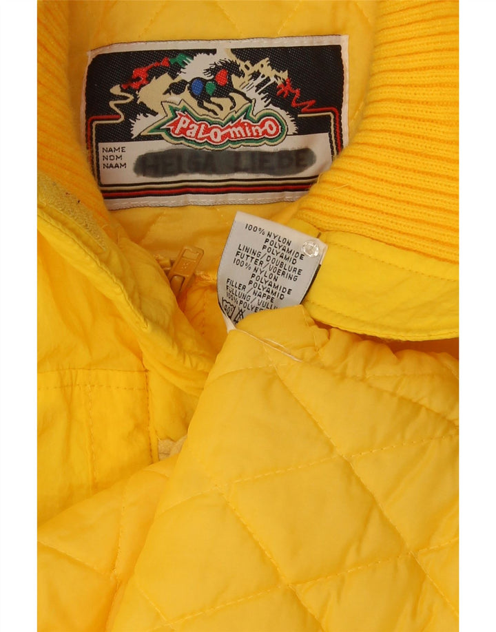 Palomino Womens Duffle Jacket UK 16 Large Yellow Nylon
