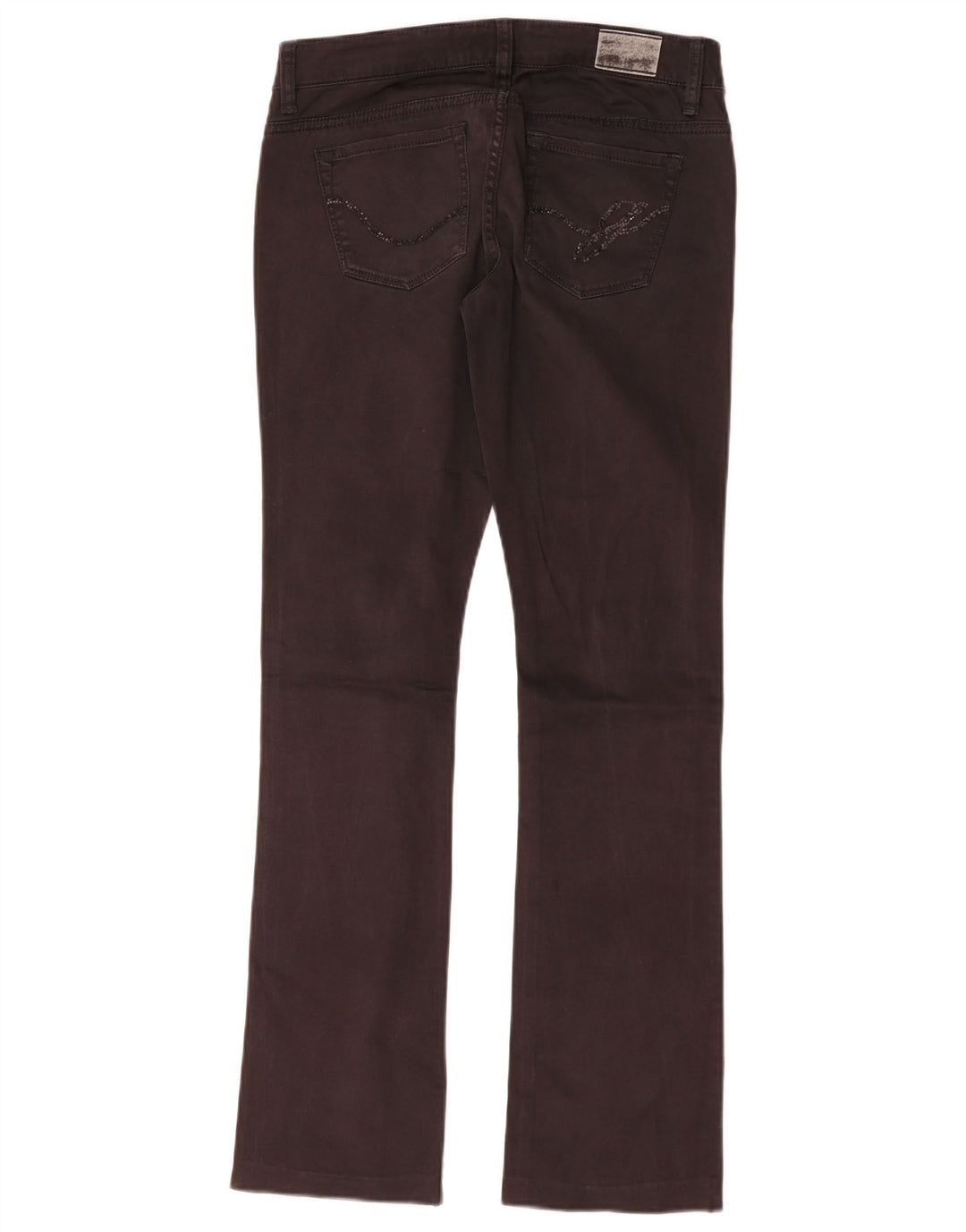 GUESS Womens Starlet Bootcut Jeans W28 L30  Black Cotton