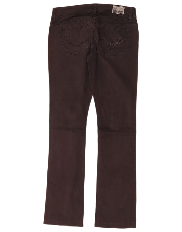 GUESS Womens Starlet Bootcut Jeans W28 L30  Black Cotton