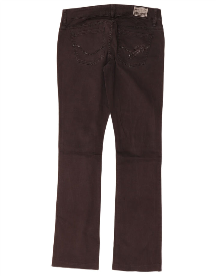 GUESS Womens Starlet Bootcut Jeans W28 L30  Black Cotton