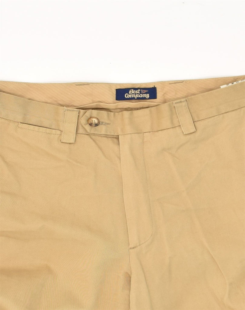 BEST COMPANY Mens Straight Chino Trousers W30 L30 Brown Cotton | Vintage Best Company | Thrift | Second-Hand Best Company | Used Clothing | Messina Hembry 