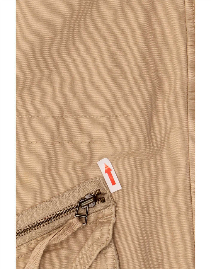 Marks & Spencer Womens Hooded Oversized Parka Jacket UK 10 Small Beige