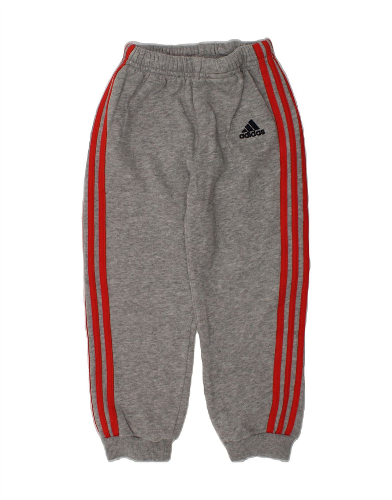 ADIDAS Boys Tracksuit Trousers Joggers 3-4 Years Grey | Vintage Adidas | Thrift | Second-Hand Adidas | Used Clothing | Messina Hembry 