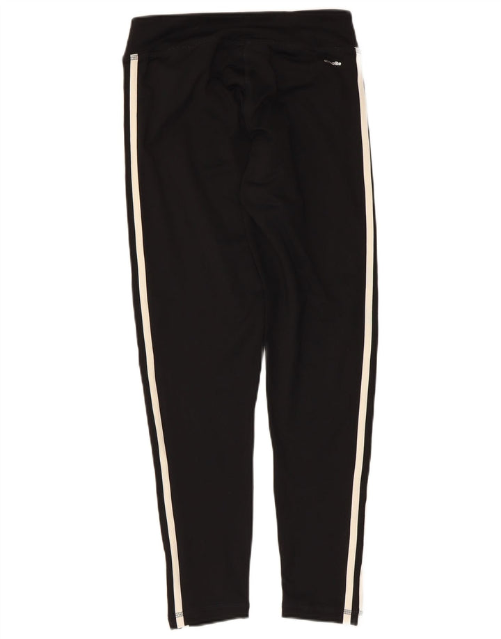 Adidas Womens Climalite Leggings UK 8/10 Small Black Polyester
