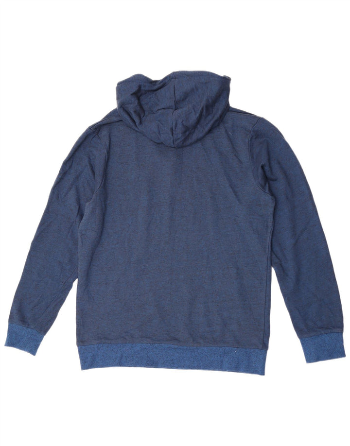 JACK & JONES Mens Graphic Hoodie Jumper Large Blue