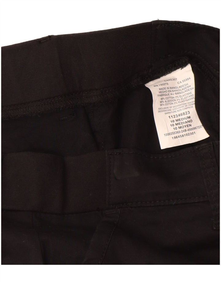 LEE Womens Bermuda Casual Shorts US 10 Large W30 Black Cotton