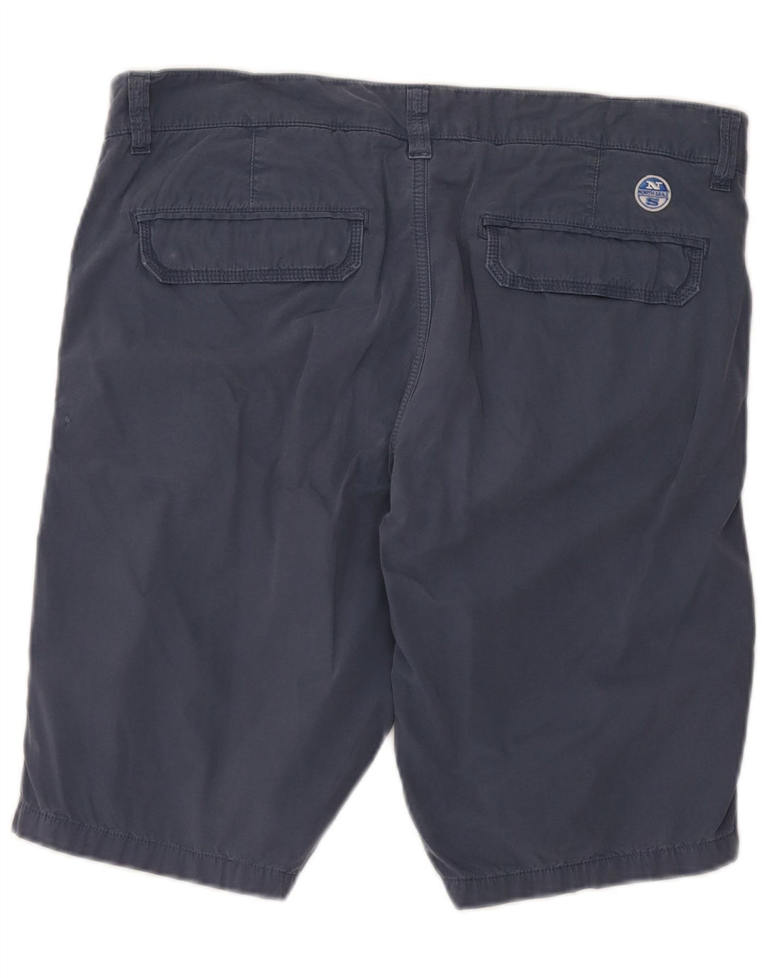 North Sails Mens Pegged Chino Shorts W36 Large Navy Blue