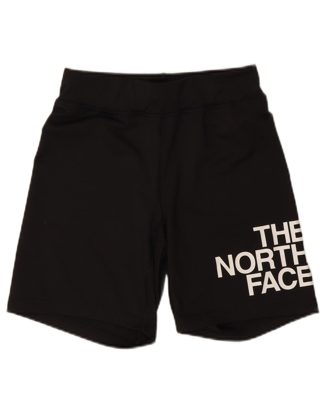 The North Face Womens Graphic Sport Shorts UK 8 Small  Black Polyester
