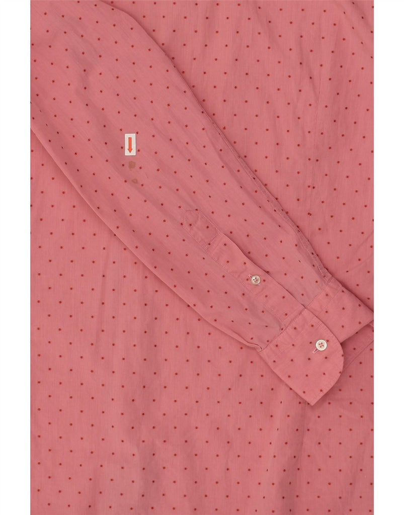 MASSIMO DUTTI Mens Shirt Medium Pink Spotted | Vintage Massimo Dutti | Thrift | Second-Hand Massimo Dutti | Used Clothing | Messina Hembry 