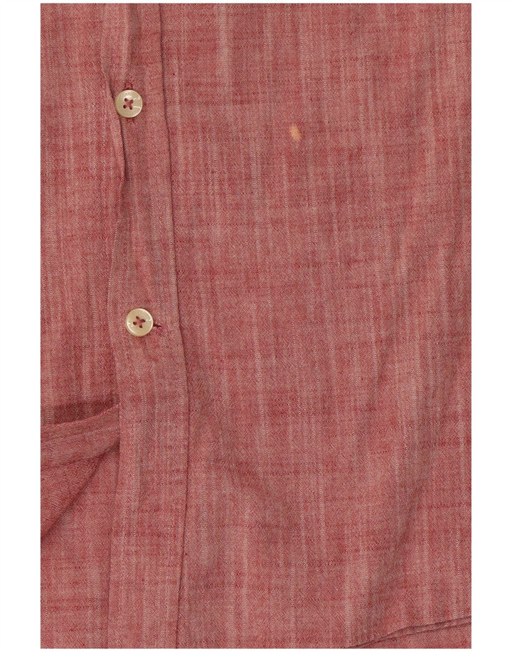 Carrera Mens Short Sleeve Regular Fit Shirt Large Red
