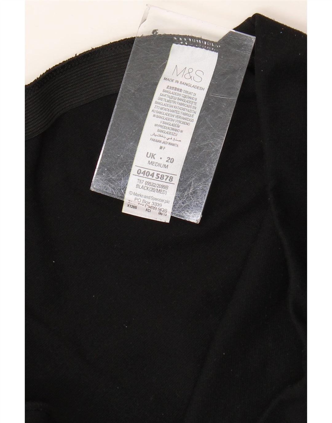 Marks & Spencer Womens Tracksuit Trousers UK 20 2XL  Black Polyester