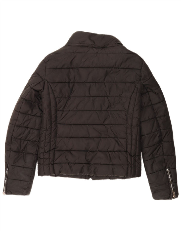 Zara Womens Trafaluc Padded Jacket UK 10 Small Black