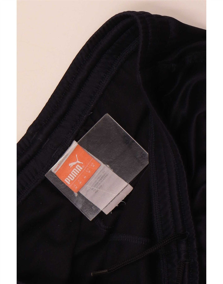 Puma Mens Tracksuit Trousers Medium Navy Blue Polyester