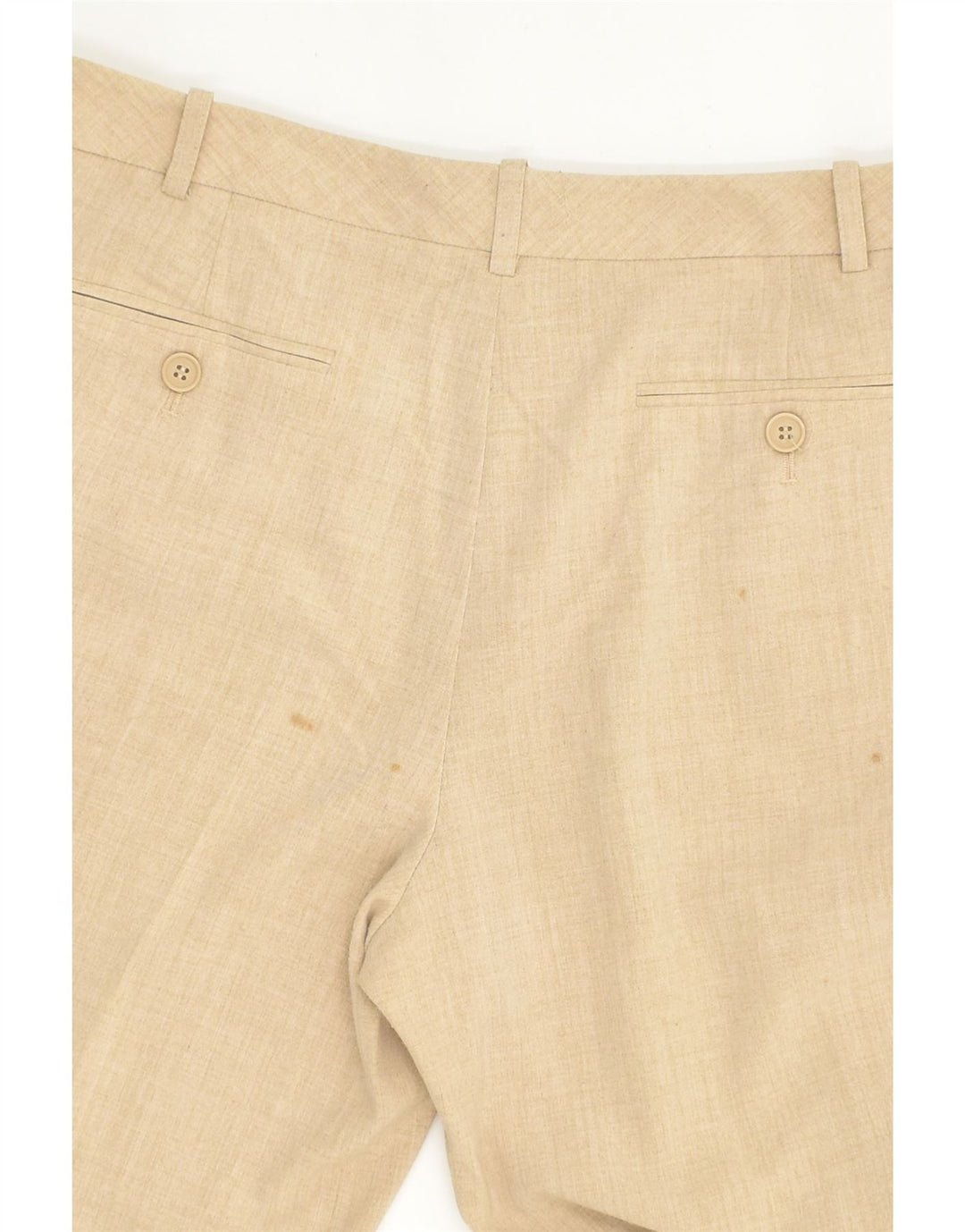 CALVIN KLEIN Womens Straight Suit Trousers US 6 Medium W32 L32 Beige | Vintage Calvin Klein | Thrift | Second-Hand Calvin Klein | Used Clothing | Messina Hembry 