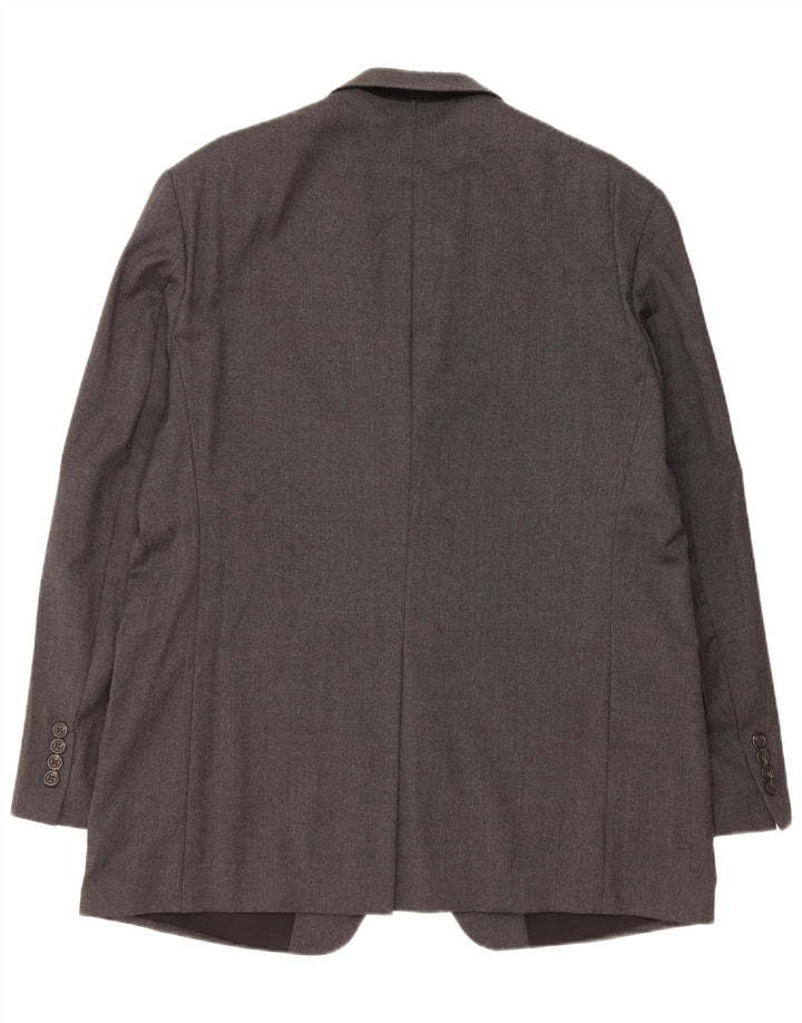 Ralph Lauren Mens 2 Button Blazer Jacket UK 42 XL Grey Wool