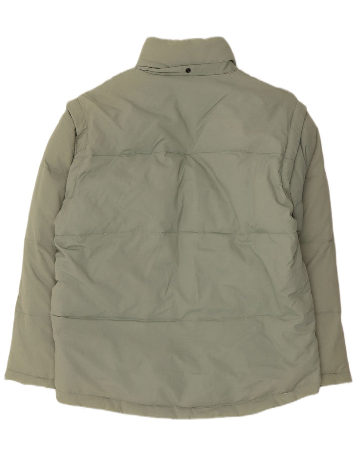 Fila Mens Padded Jacket UK 36 Small Green Polyamide