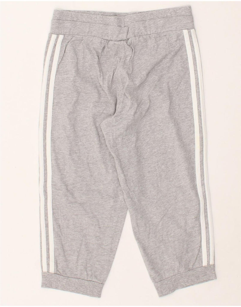 ADIDAS Girls Tracksuit Trousers Joggers 13-14 Years Grey Cotton | Vintage Adidas | Thrift | Second-Hand Adidas | Used Clothing | Messina Hembry 