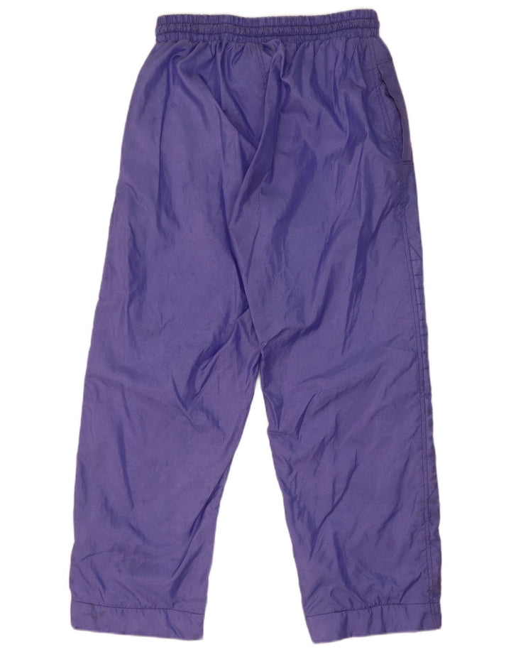 Vintage Mens Tracksuit Trousers Medium Purple Nylon