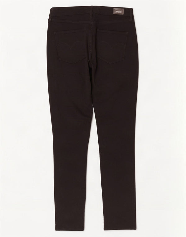 Levi's Womens High Rise Skinny Jeans W30 L30 Black Cotton