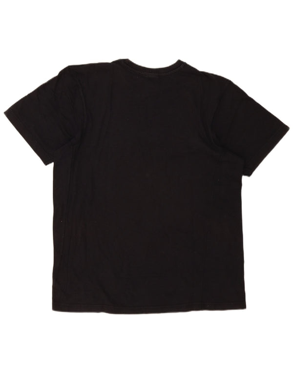 Nike Mens Graphic T-Shirt Top UK 42/44 Large Black Cotton