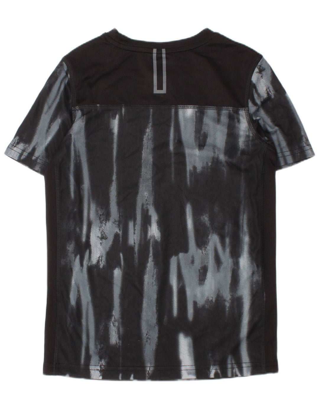 Russell Athletic Boys T-Shirt Top 7-8 Years Medium Black Tie Dye Polyester