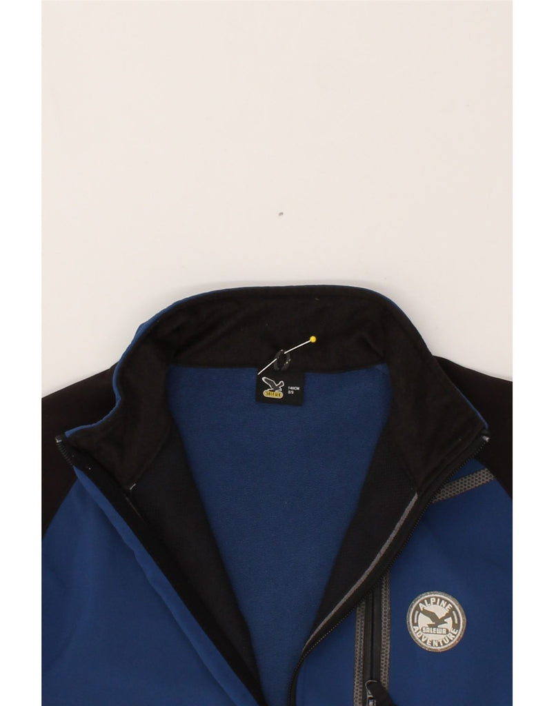 SALEWA Boys Tracksuit Top Jacket 8-9 Years Navy Blue Colourblock Polyester Vintage SALEWA and Second-Hand SALEWA from Messina Hembry 
