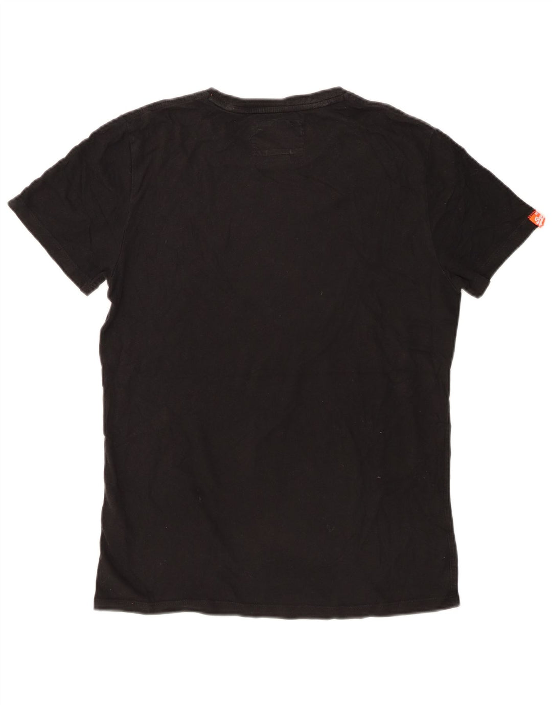 Superdry Mens T-Shirt Top Small Black Cotton
