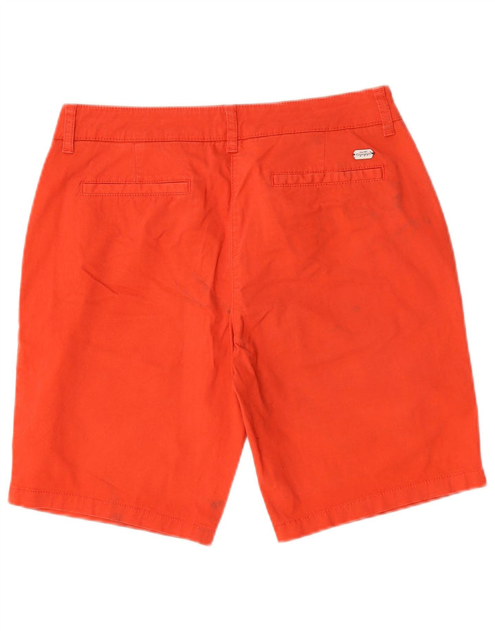Napapijri Womens Geographic Chino Shorts W30 Medium Red Polyester