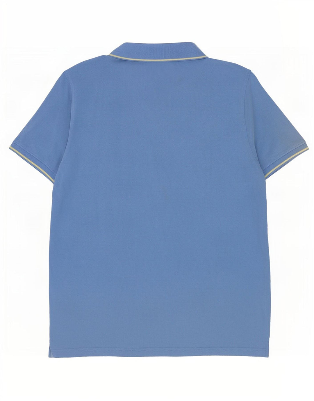 Crew Clothing Mens Polo Shirt Medium Blue Striped Cotton