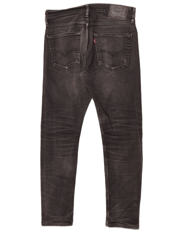 Levi's Mens 512 Slim Tapered Jeans W31 L30 Black Cotton