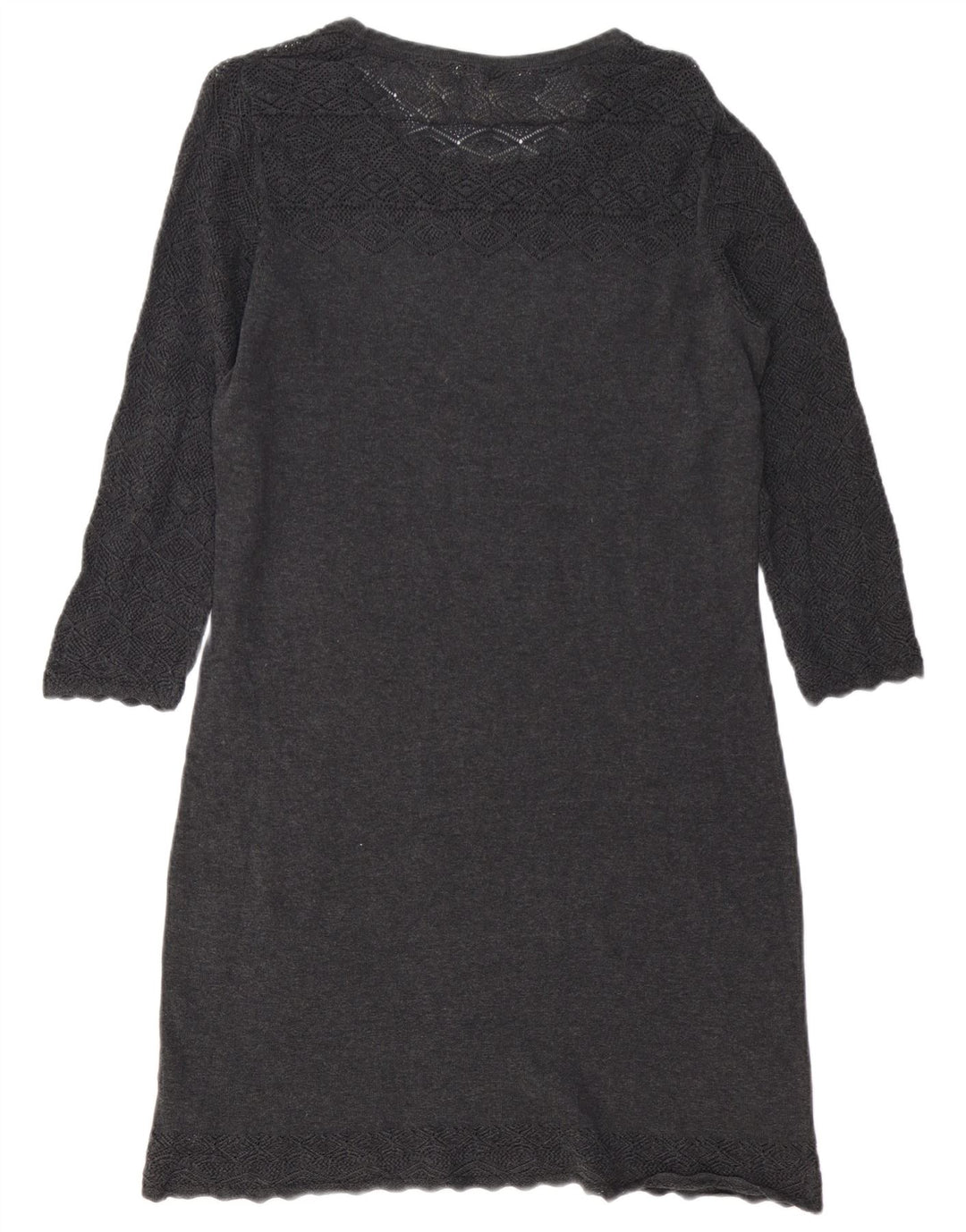 Fat Face Womens Jumper Dress UK 12 Medium Grey
