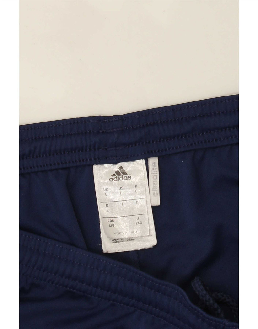 Adidas Mens Climalite Sport Shorts Large Navy Blue Polyester