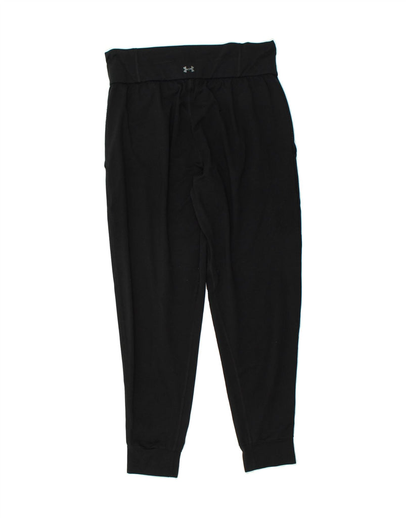 UNDER ARMOUR Womens Tracksuit Trousers Joggers UK 14 Medium Black | Vintage Under Armour | Thrift | Second-Hand Under Armour | Used Clothing | Messina Hembry 