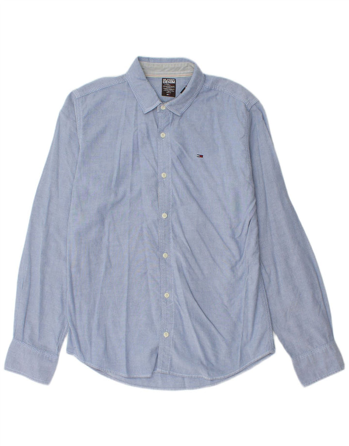 Tommy Hilfiger Mens Shirt Medium Blue