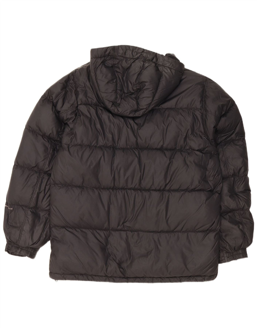 Columbia Mens Omni-Shield Hooded Padded Jacket UK 38 Medium Black Nylon