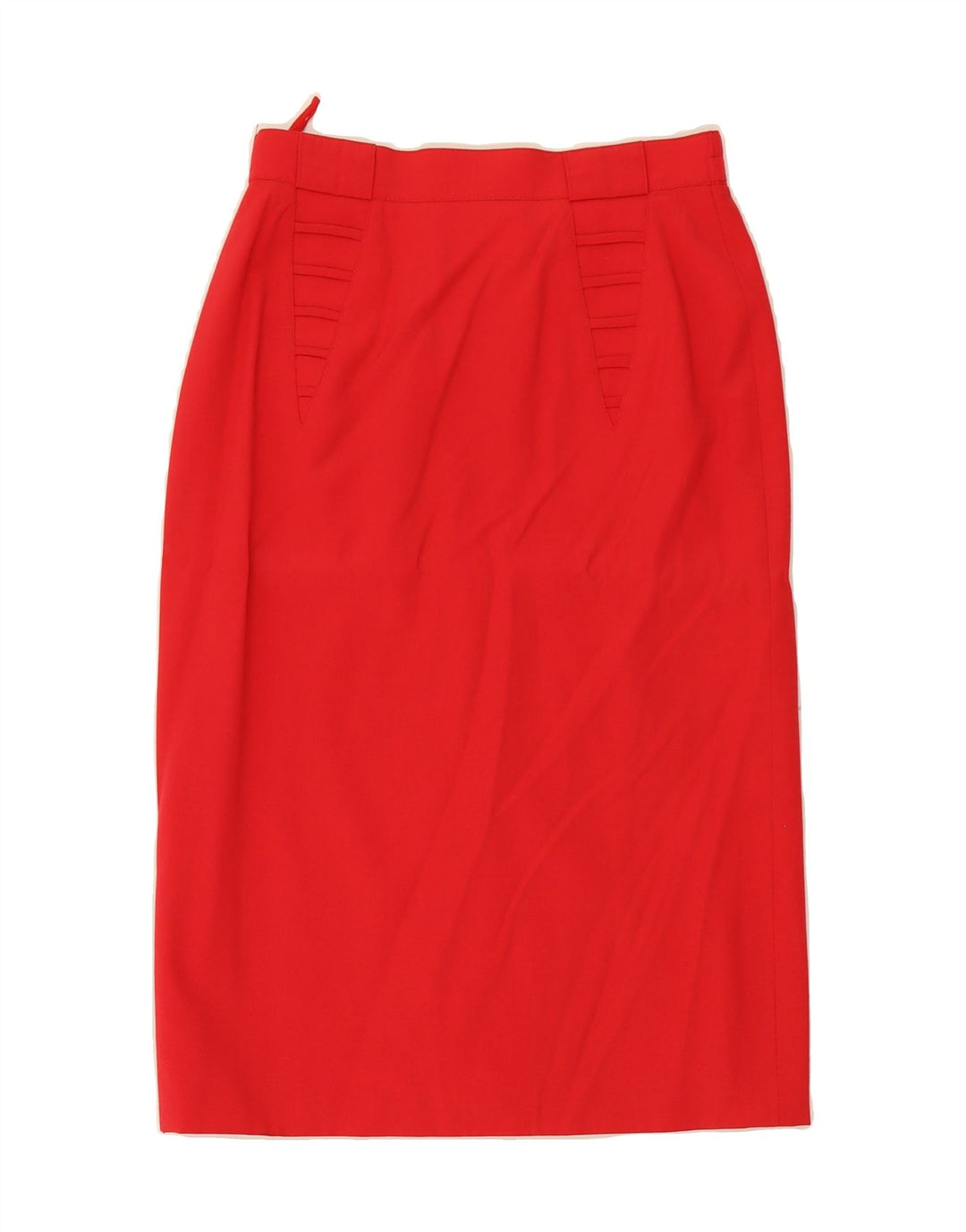 YARELL Womens Midi Pencil Skirt UK 12 Medium W28  Red Vintage Yarell and Second-Hand Yarell from Messina Hembry 