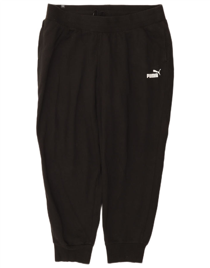 Puma Mens Tracksuit Trousers Joggers XL Black Cotton