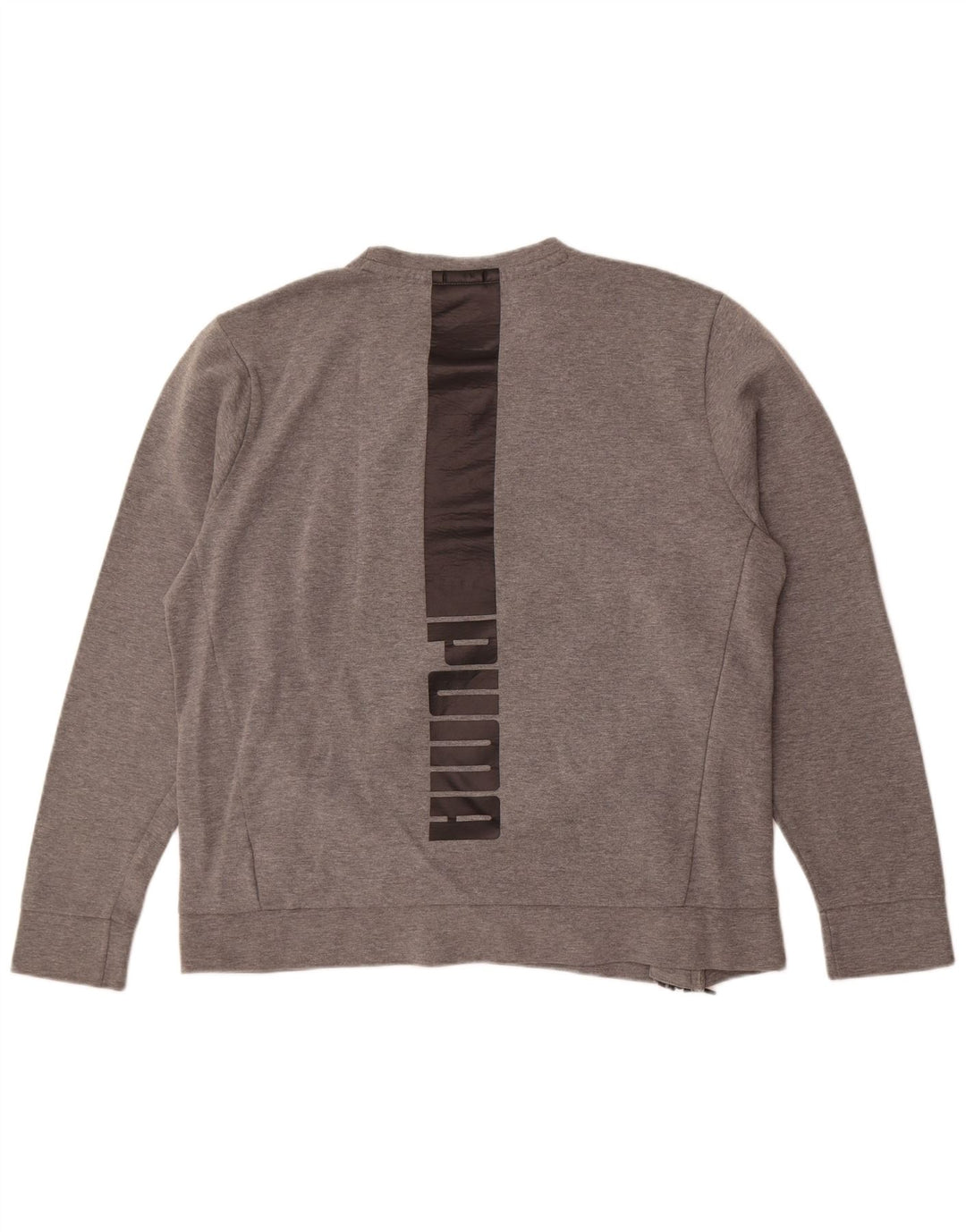 Puma Mens Graphic Sweatshirt Jumper XL Grey Cotton