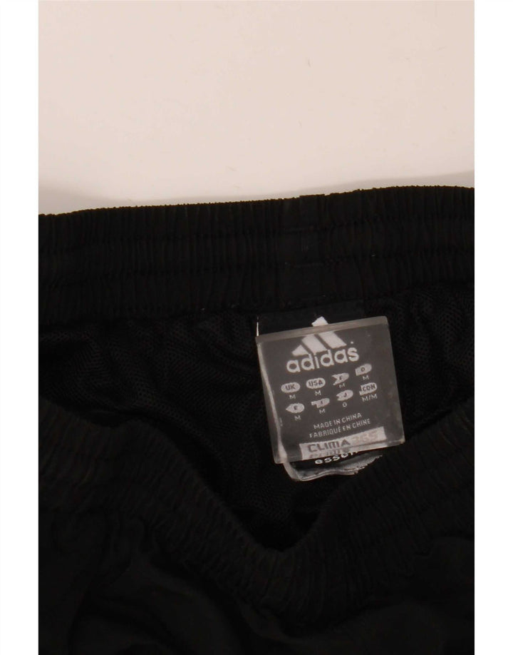 Adidas Mens Tracksuit Trousers Medium Black Colourblock Polyester