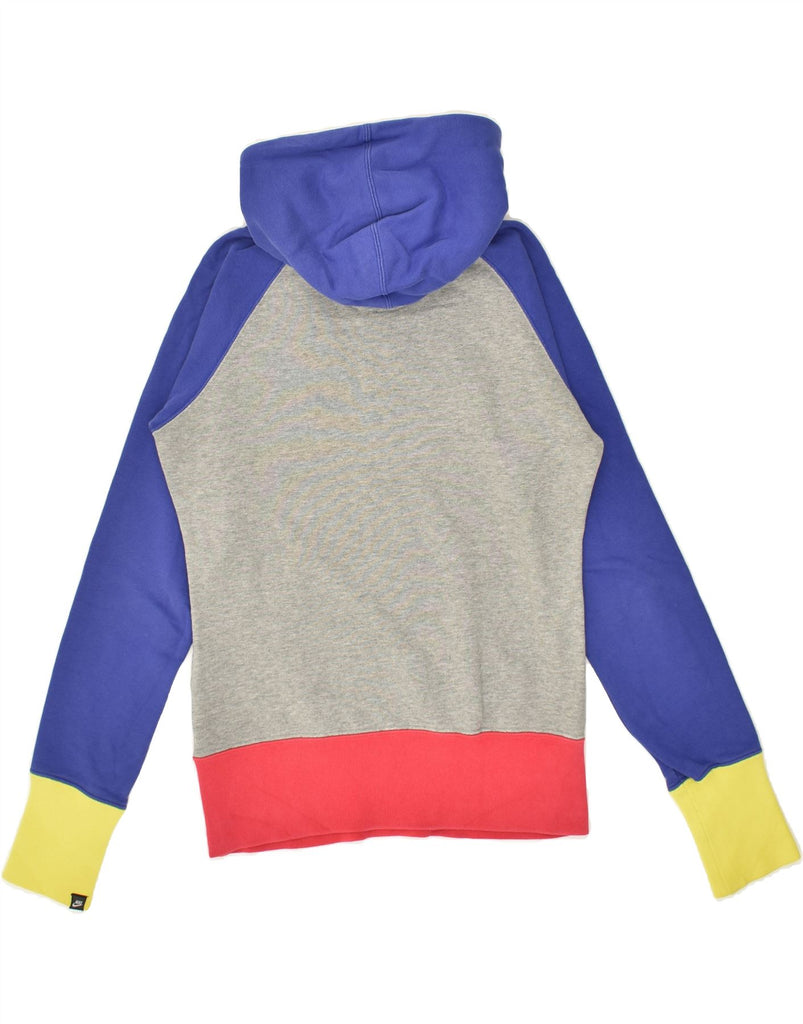 NIKE Boys Zip Neck Hoodie Jumper 8-9 Years Small  Multicoloured | Vintage Nike | Thrift | Second-Hand Nike | Used Clothing | Messina Hembry 