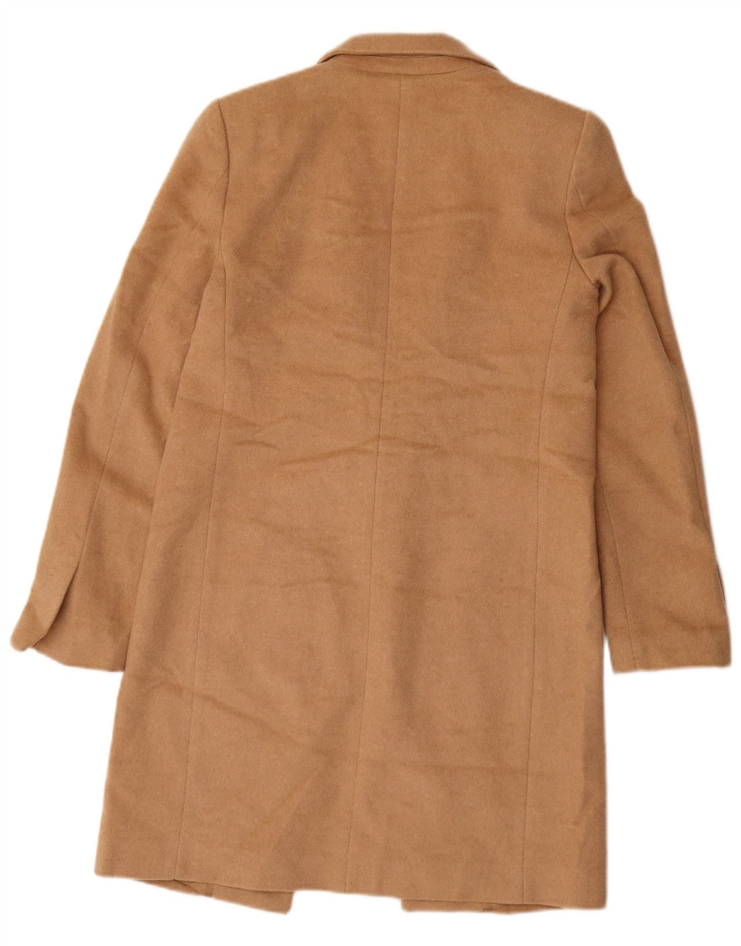 Zara Womens Overcoat UK 6 XS Beige