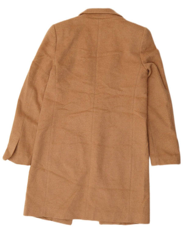 Zara Womens Overcoat UK 6 XS Beige