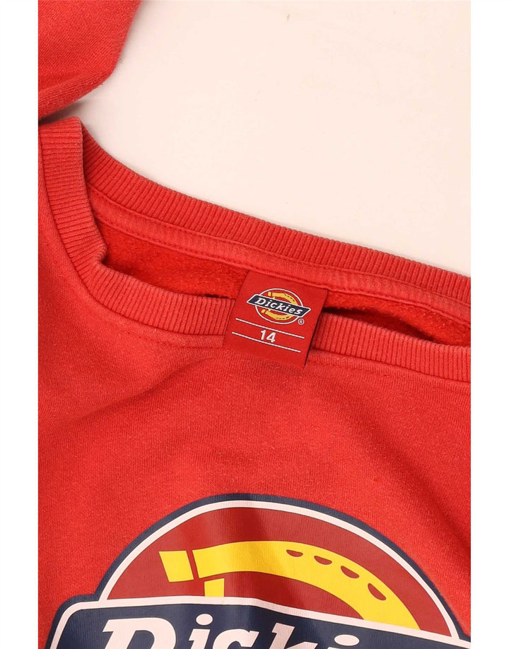 Dickies Boys Graphic Sweatshirt Jumper 13-14 Years Red