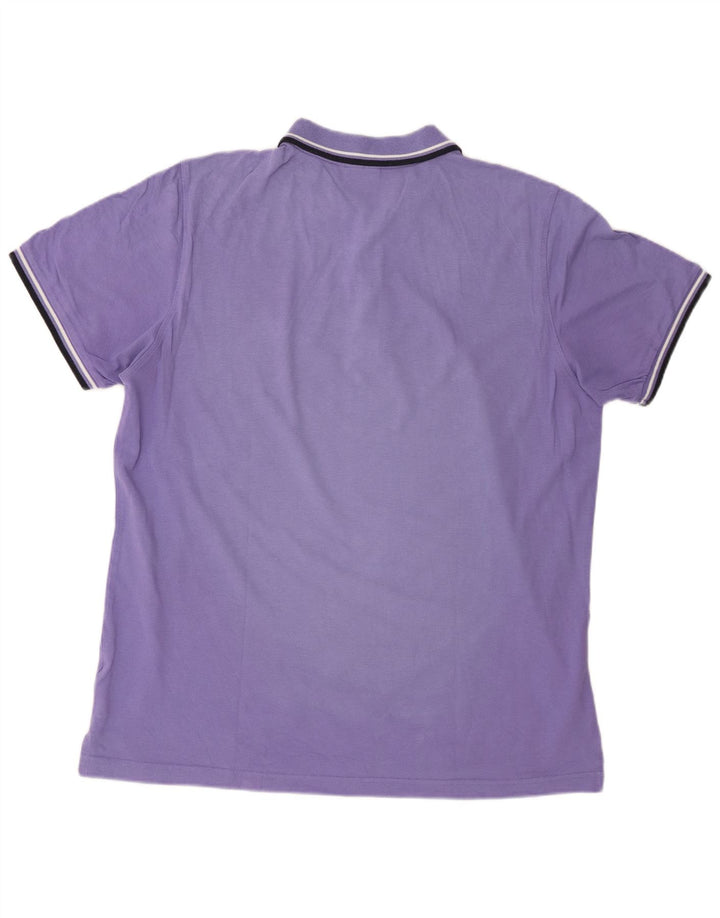 Lotto Mens Polo Shirt Large Purple