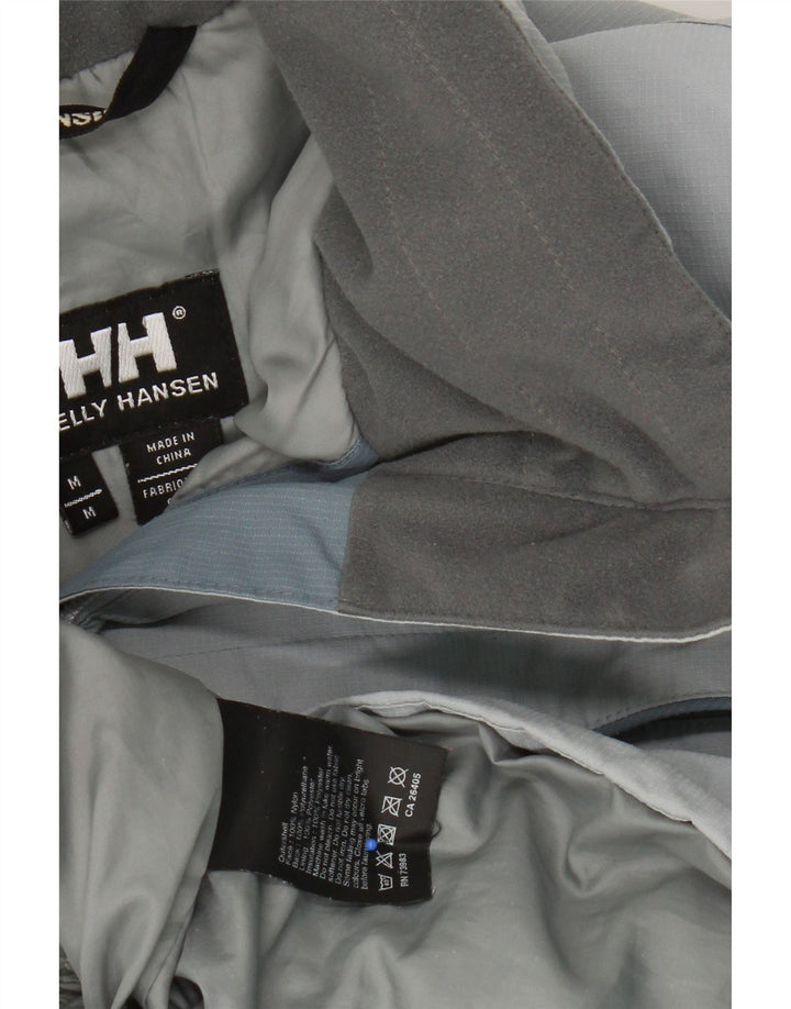 HELLY HANSEN Womens Hooded Windbreaker Jacket UK 14 Medium Blue Nylon