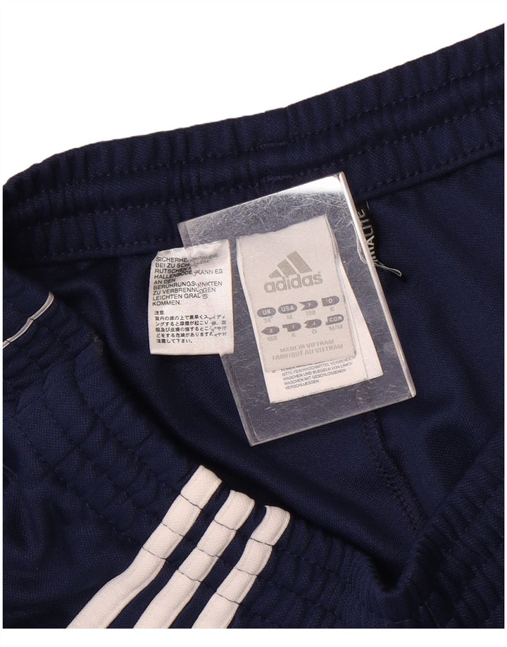 Adidas Mens Climalite Tracksuit Trousers Medium Navy Blue Colourblock