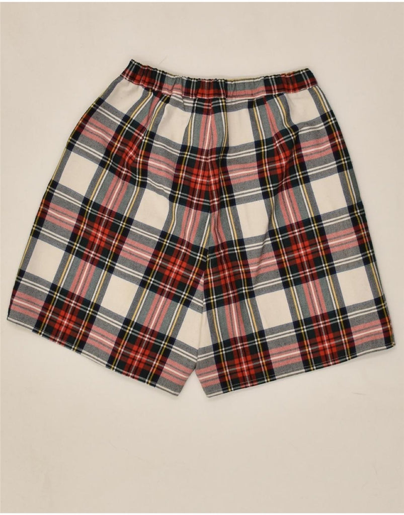 VINTAGE Womens High Waist Chino Shorts W24 XS Red Plaid | Vintage Vintage | Thrift | Second-Hand Vintage | Used Clothing | Messina Hembry 